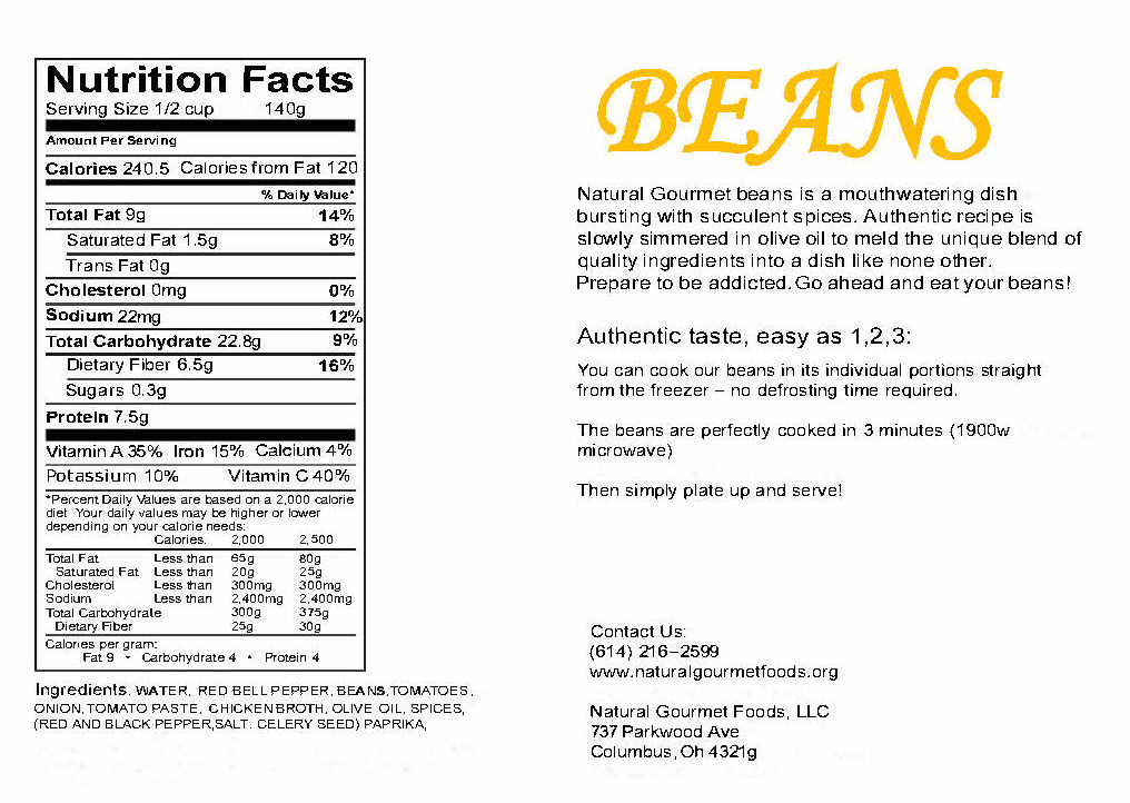 red beans nutrition