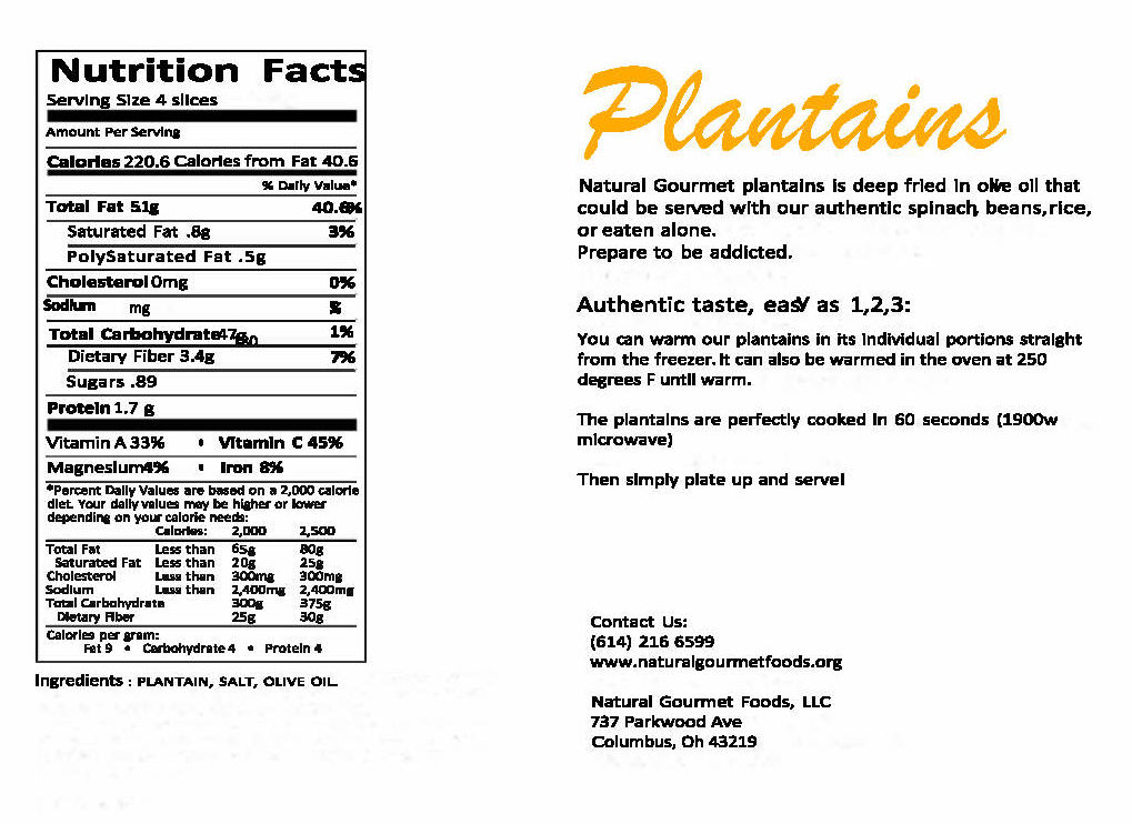 african style plantains frozen foods