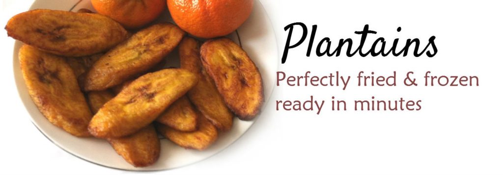 fried plantains in your freezer