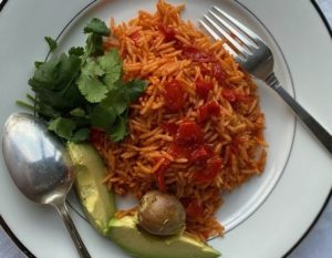 Jolloff rice african cuisine